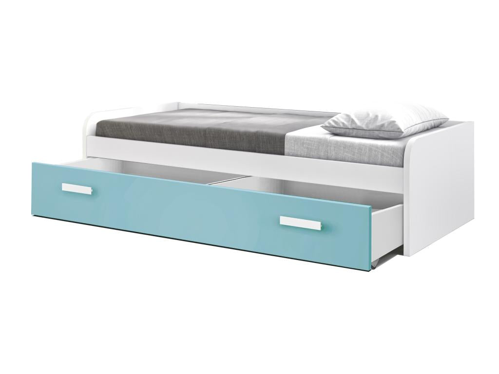 Struttura letto bianca, 54 x 201 x 113 cm