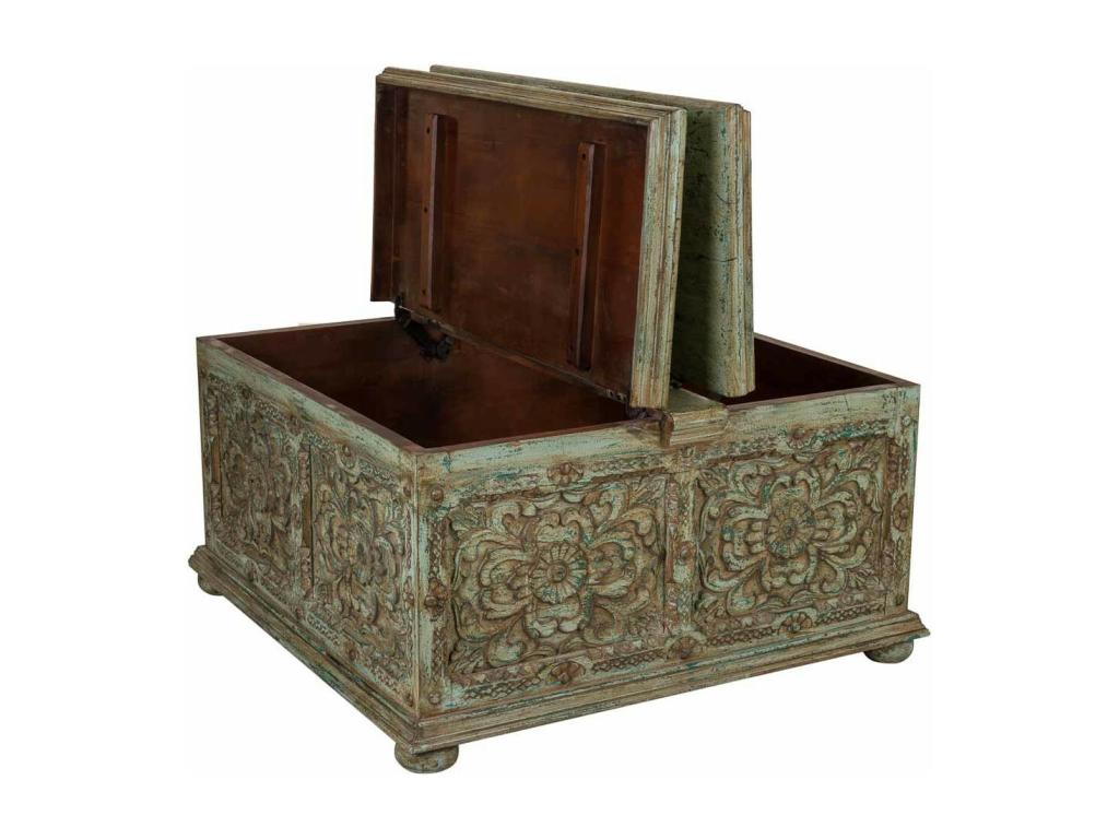 Tavolino da caffè giallo, 100 x 100 x 47 cm