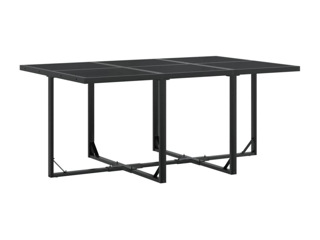 Set di mobili da esterno neri