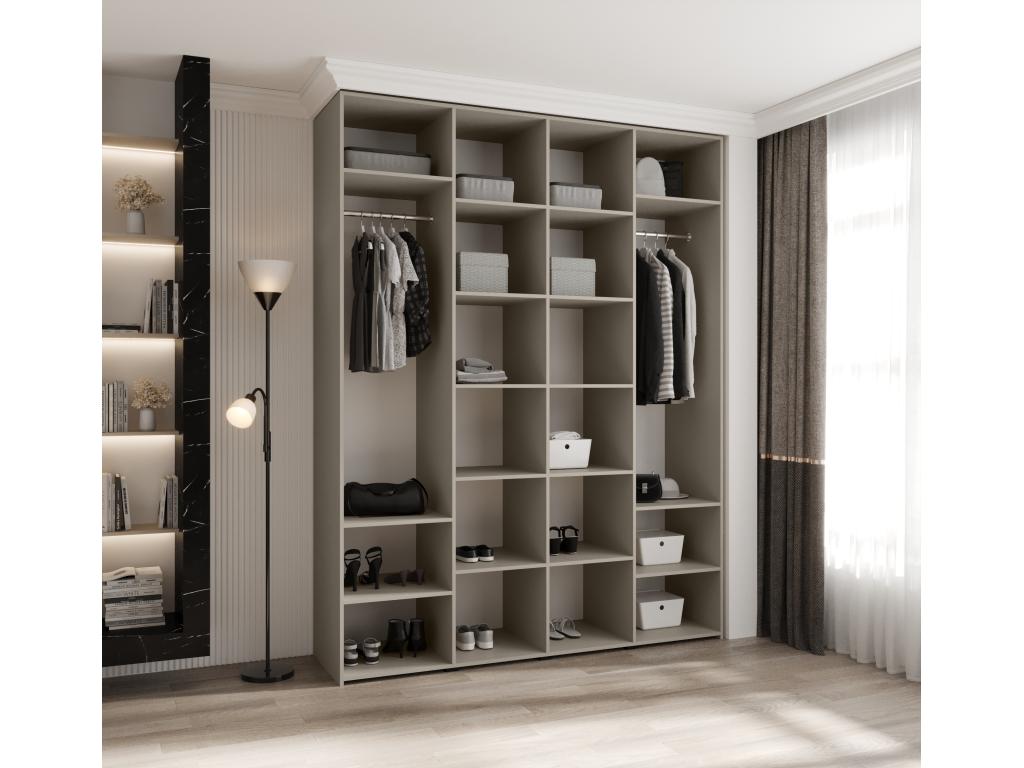 Armadio Gold a 4 ante, 190 x 50 x 245,5 cm