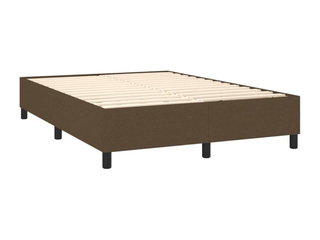 Struttura letto bianca con materasso, 140 x 190 cm