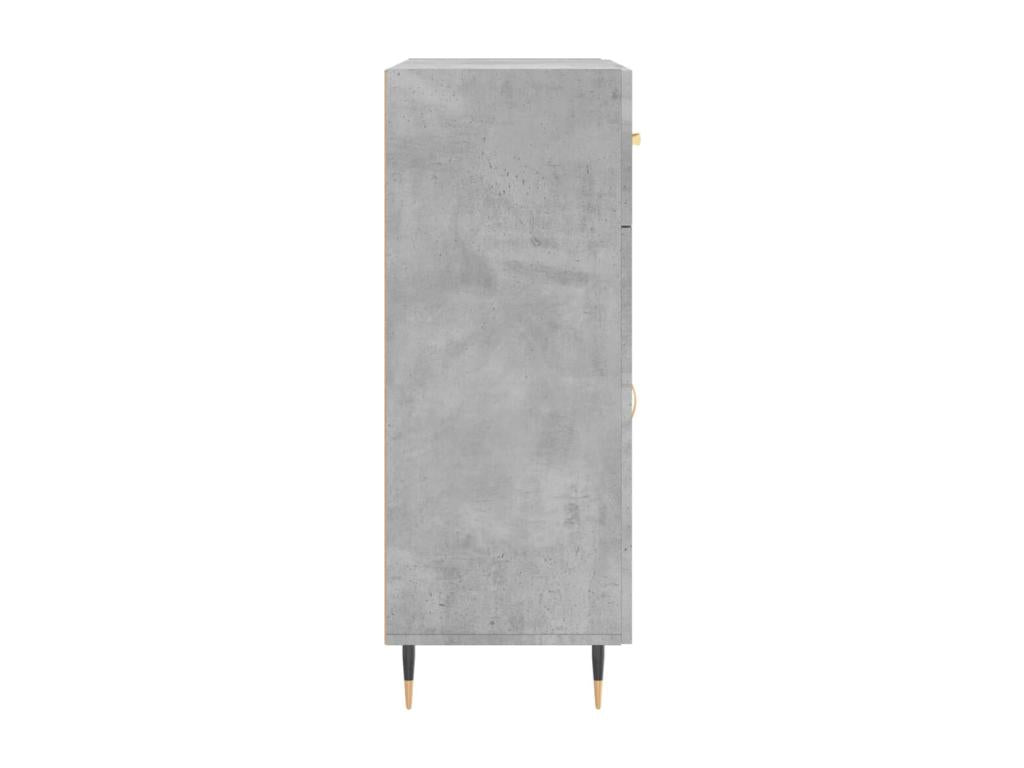 Credenza in legno ingegnerizzato grigio, 69,5 x 34 x 90 cm