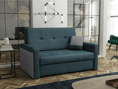 Divano letto convertibile blu, 85 x 140 x 98 cm
