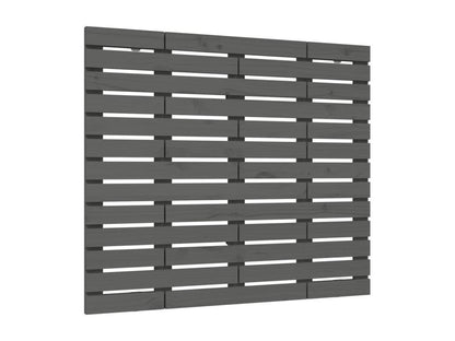 Struttura letto in legno massello grigio, 96 x 3 x 91,5 cm