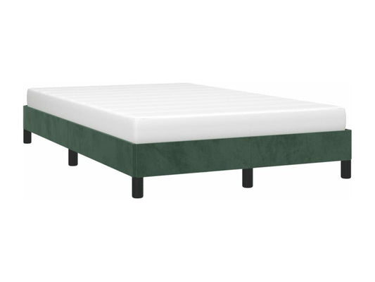 Struttura letto in velluto verde, 120 x 190 cm