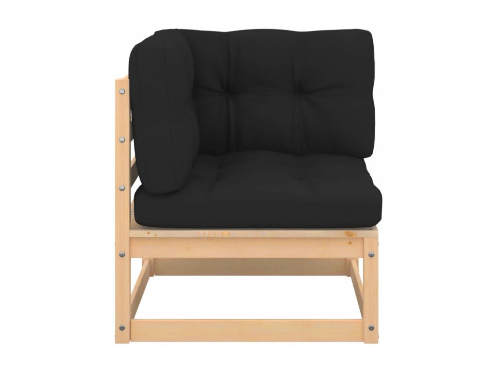 Set di mobili da esterno grigio antracite