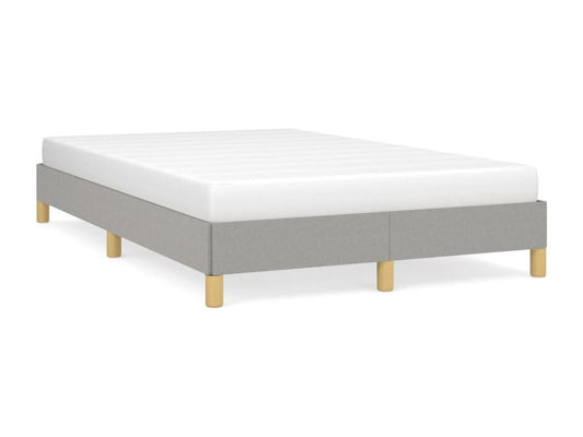 Struttura letto in tessuto grigio, 120 x 190 cm