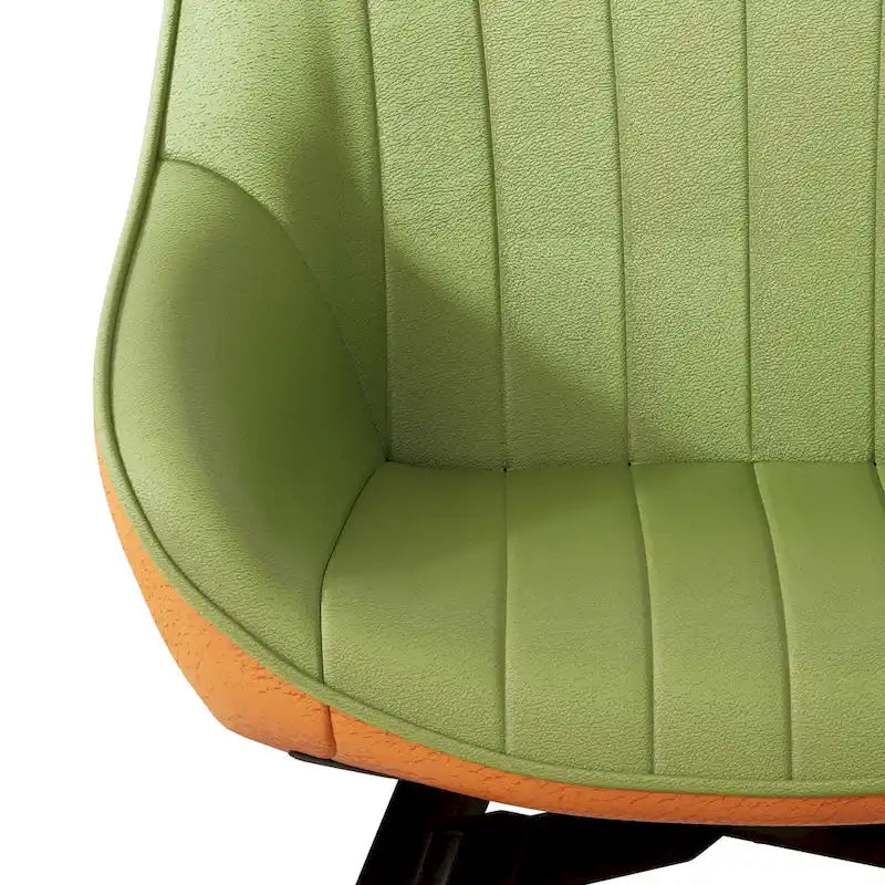 Set di 2 sedie da pranzo con gambe in metallo