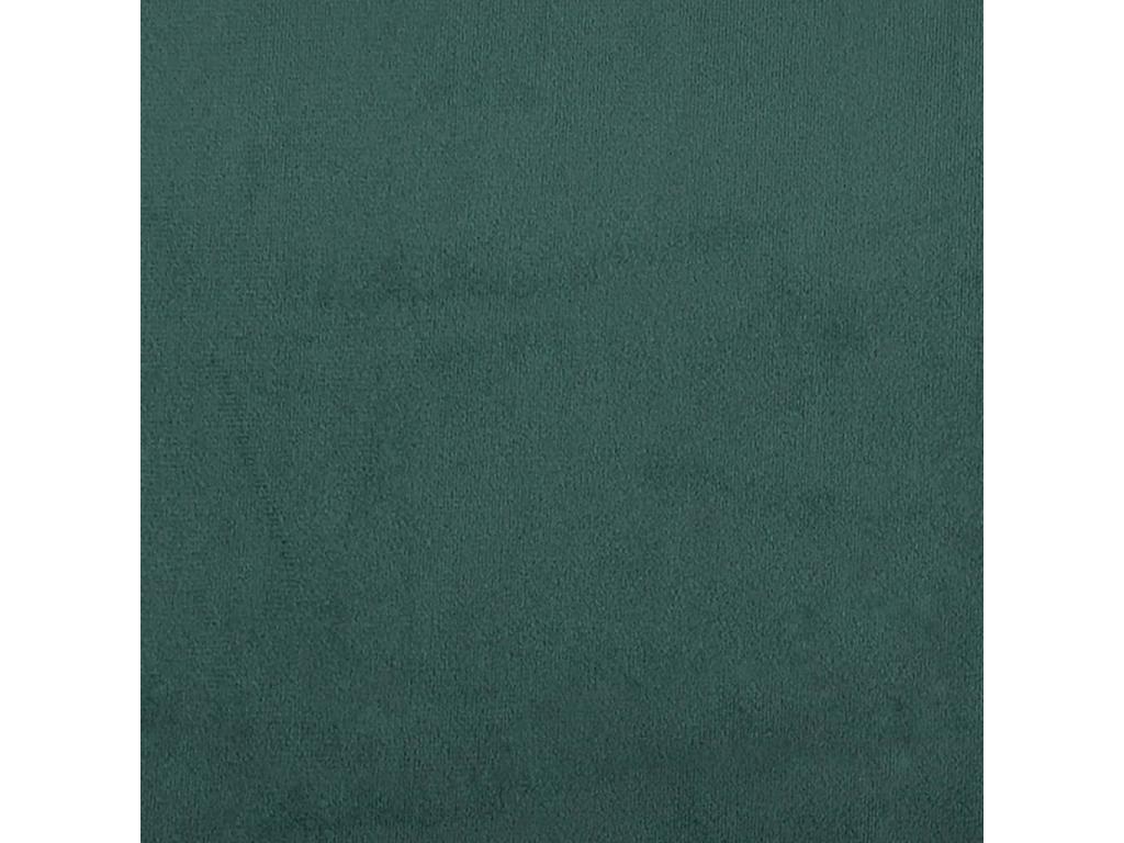 Struttura letto in velluto verde, 100 x 200 cm