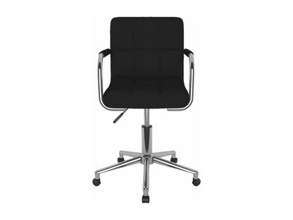 Sedia da pranzo in tessuto nero