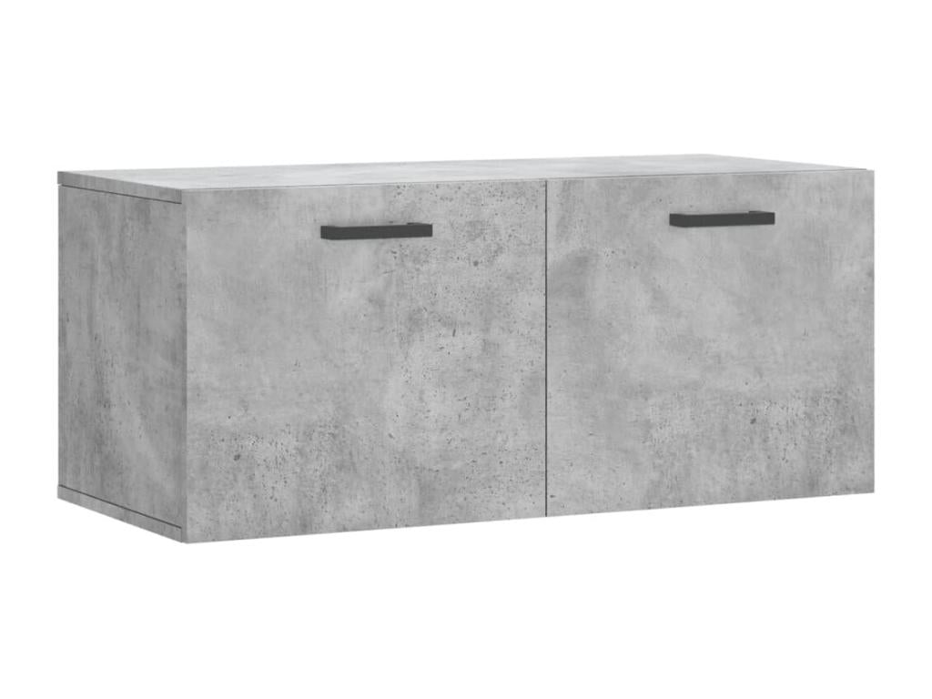 Armadio in legno ingegnerizzato grigio, 80 x 36,5 x 35 cm