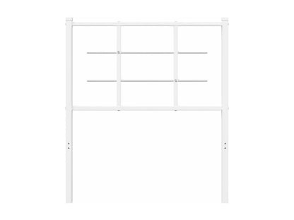 Struttura del letto in metallo bianco