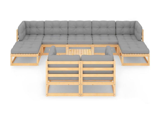 Set di mobili da esterno grigi