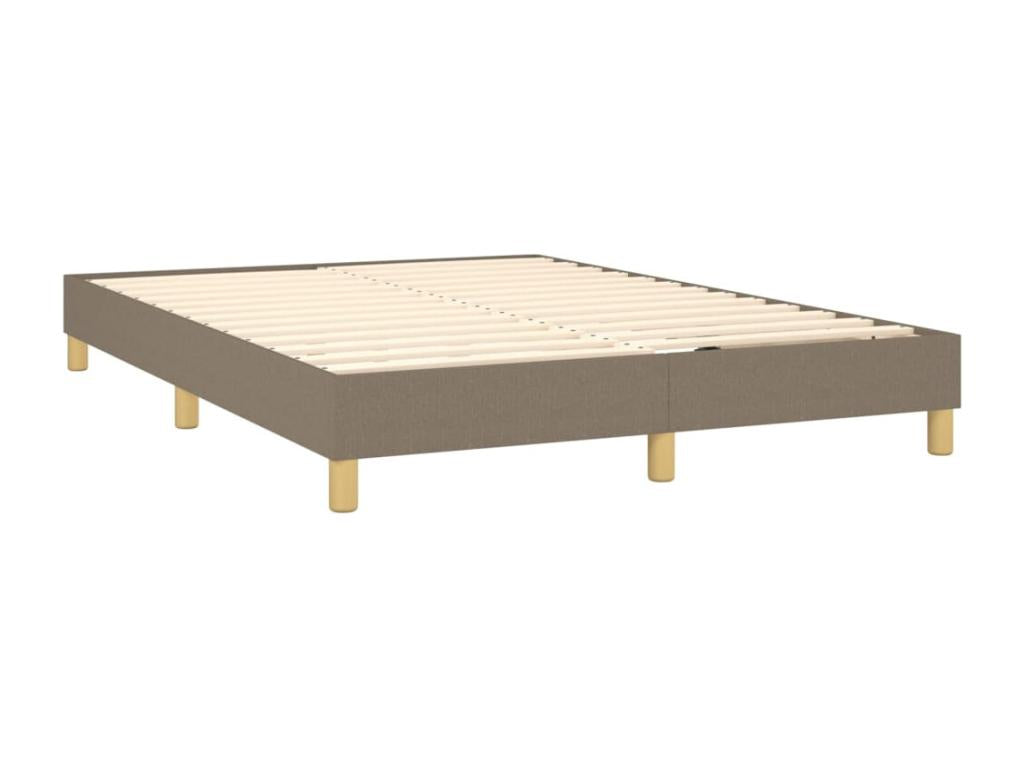 Struttura letto in tessuto con materasso, 140 x 190 cm