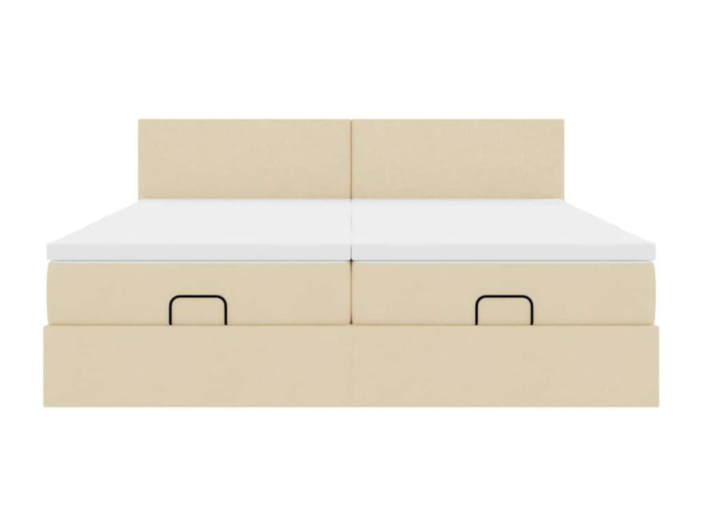 Struttura letto in tessuto con materasso, 160 x 200 cm