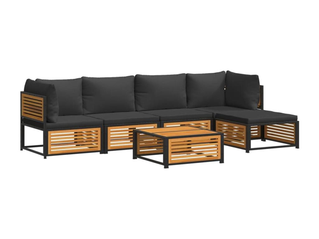 Set di mobili da esterno marroni