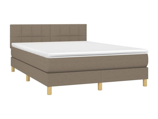 Struttura letto in tessuto con materasso, 140 x 190 cm