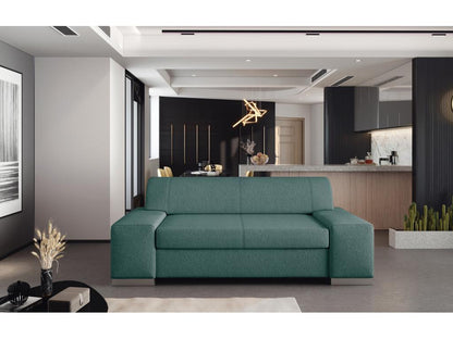 Divano in tessuto blu