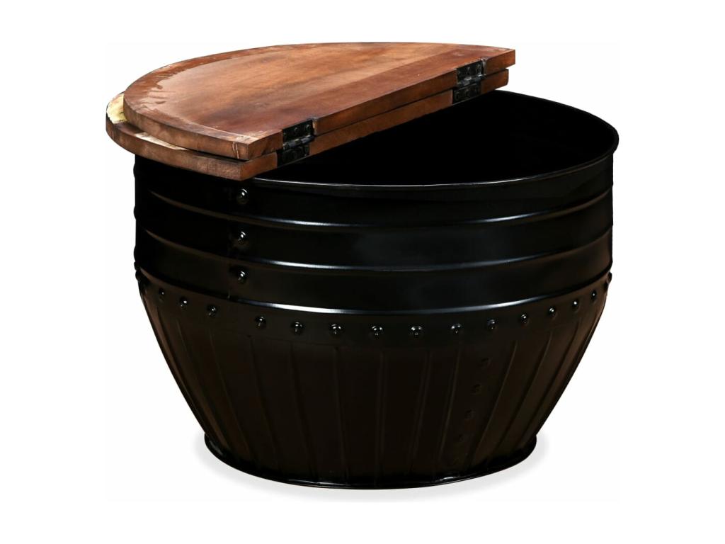 Tavolino da caffè nero