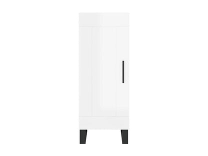 Credenza in legno ingegnerizzato bianco, 34,5 x 34 x 180 cm