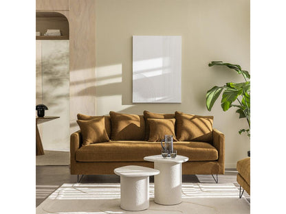 Divano letto trasformabile in tessuto