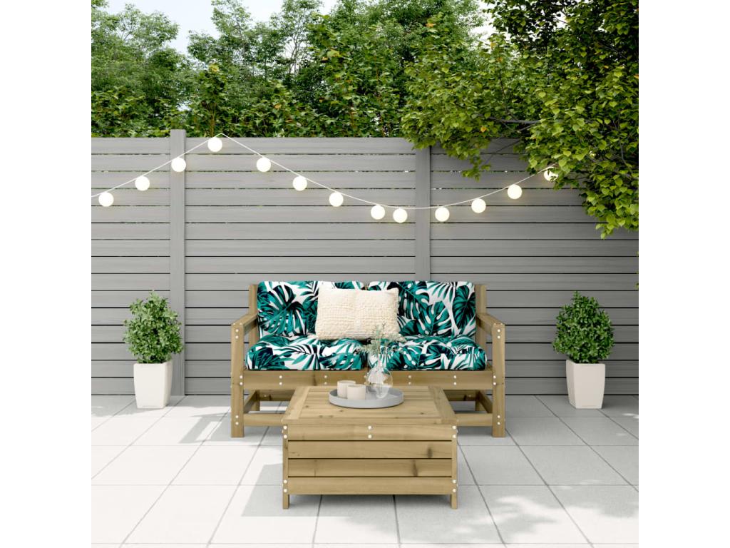 Set di mobili da esterno marroni