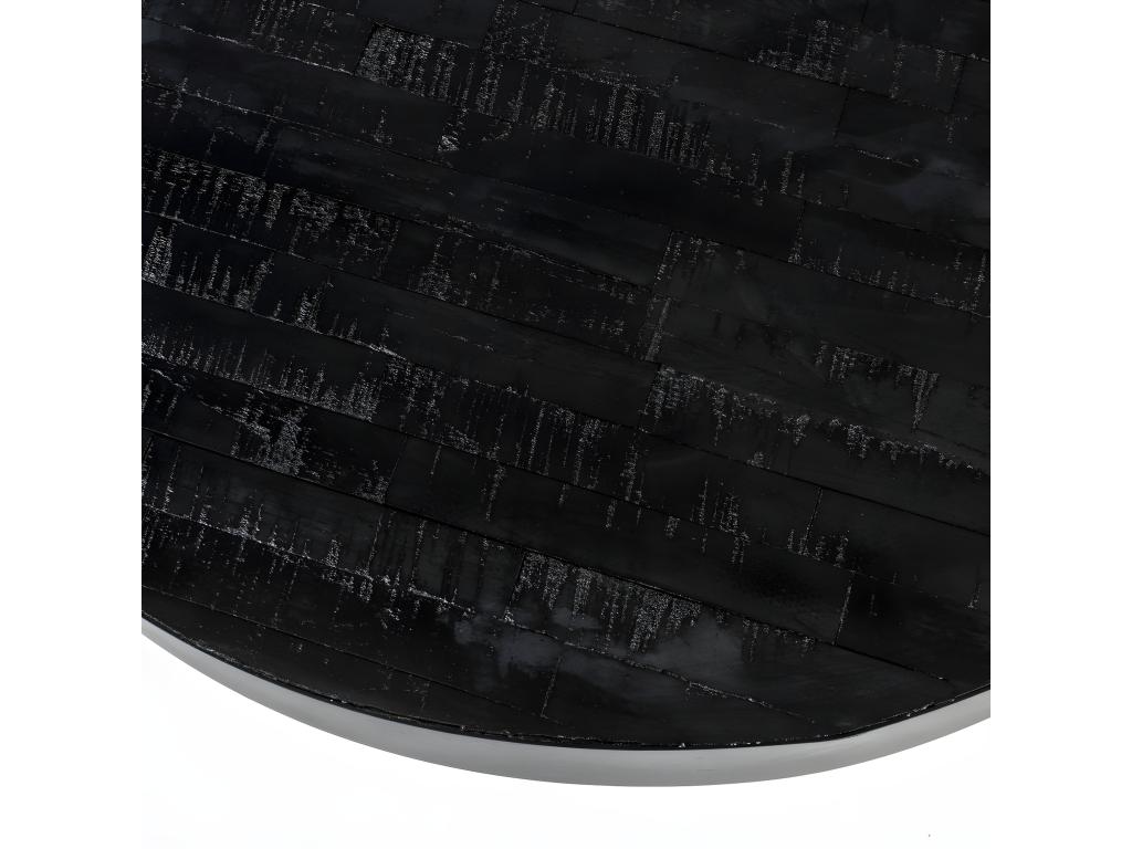 Tavolino da caffè in metallo nero