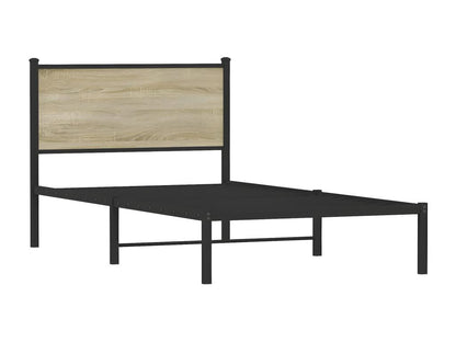Struttura letto in metallo marrone, 100 x 190 cm