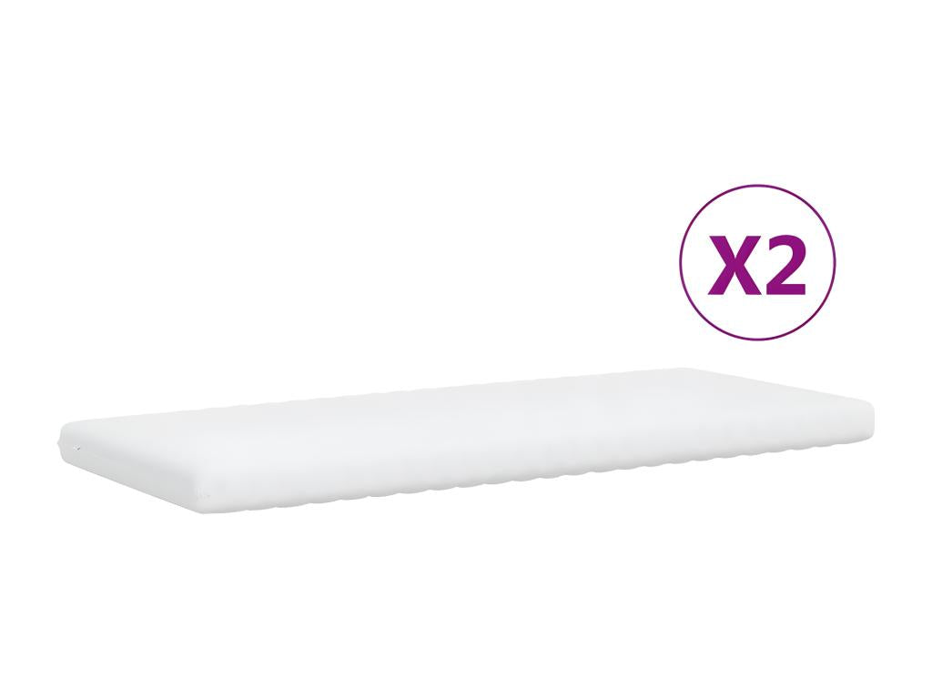 Struttura letto in velluto verde con materasso, 80 x 200 cm