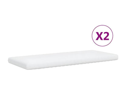 Struttura letto in velluto verde con materasso, 80 x 200 cm