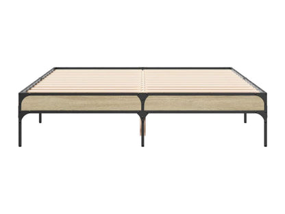 Struttura letto in legno ingegnerizzato marrone, 140 x 190 cm