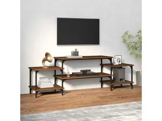 Mobile TV in legno ingegnerizzato marrone, 157 x 35 x 52 cm