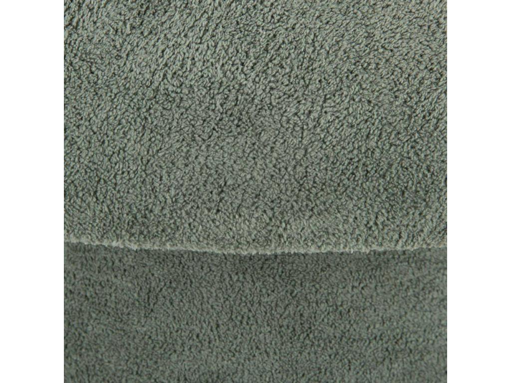 Pouf in velluto grigio