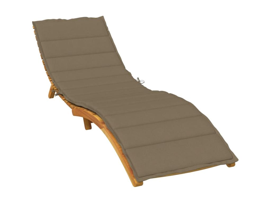 Chaise longue in tessuto, 200 x 60 x 4 cm
