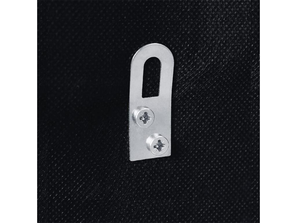 Struttura letto in velluto bianco, 150 x 60 cm