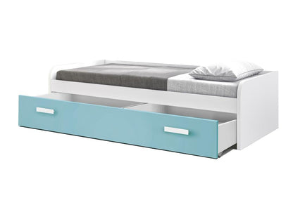 Struttura letto bianca, 54 x 201 x 113 cm