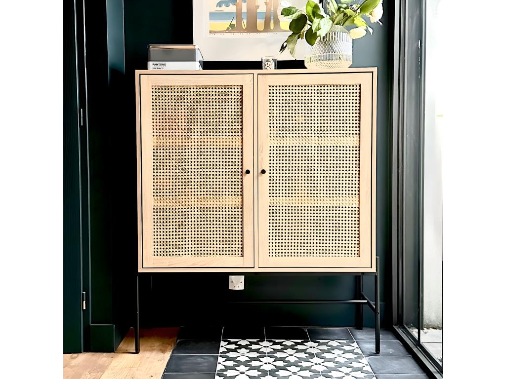 Credenza marrone a 2 ante