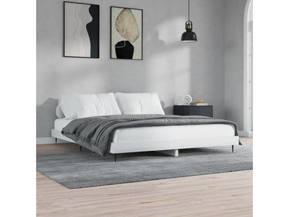 Struttura letto in legno ingegnerizzato bianco, 160 x 200 cm