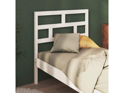 Struttura letto in legno massello bianco, 81 x 4 x 100 cm