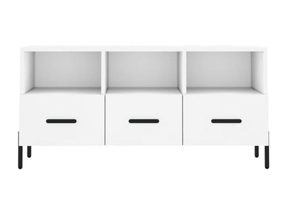 Mobile TV in legno ingegnerizzato bianco, 102 x 36 x 50 cm