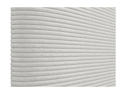 Struttura letto in velluto bianco, 150 x 60 cm