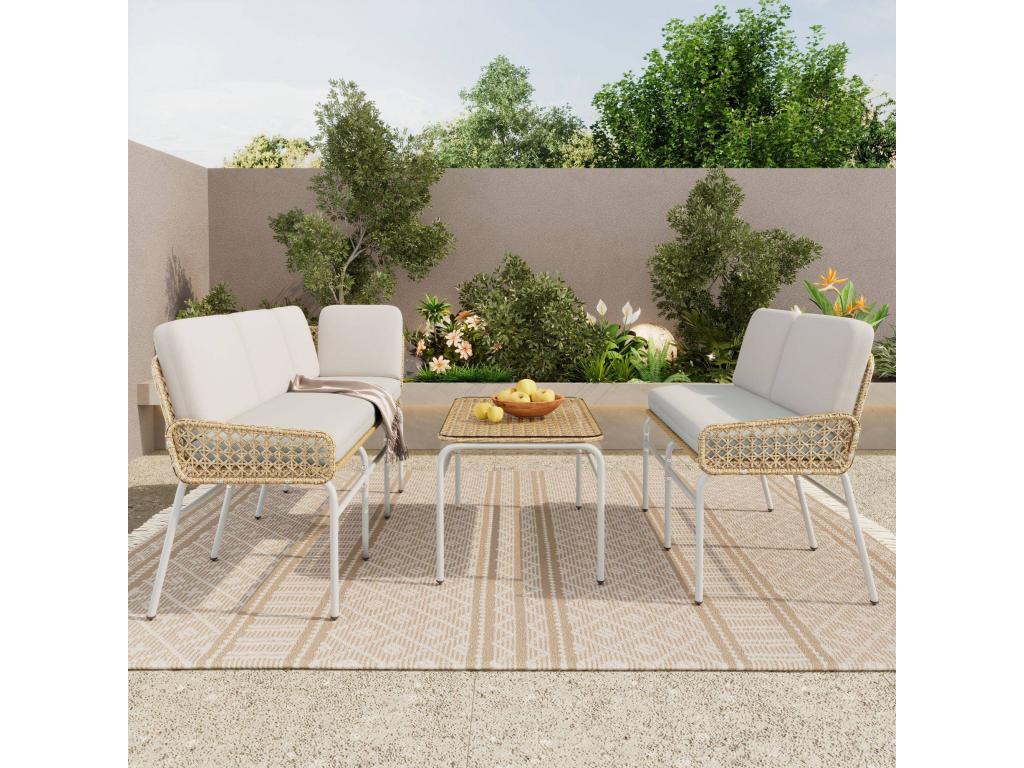 Divano in vetro grigio