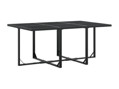 Set di mobili da esterno neri