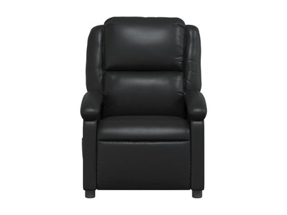 Poltrona in similpelle nera