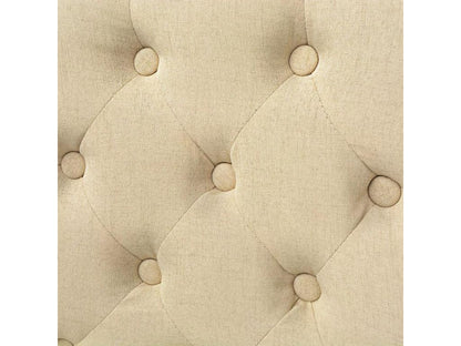 Sedia da pranzo in tessuto beige