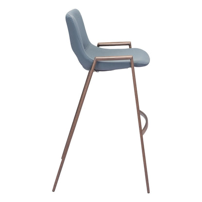 Sgabello da bar moderno di metà secolo, in vinile nero, finitura noce, struttura in acciaio resistente, sgabello da bar per cucina, sala da pranzo, altezza bancone, stile urbano