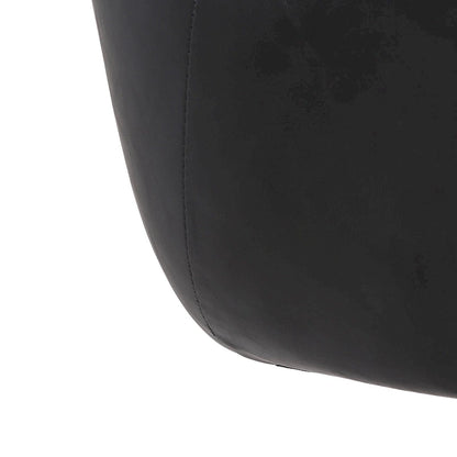 Sedia da ufficio direzionale in similpelle, altezza regolabile, girevole a 360°, ruote doppie, imbottitura in schiuma, base ergonomica in metallo, sedia da scrivania moderna