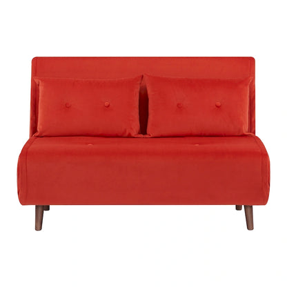 Poltrona letto trasformabile da 40" 3 in 1 con trapuntatura a bottoni e imbottitura in schiuma - Colori assortiti