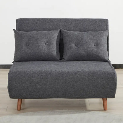 Poltrona letto trasformabile da 40" 3 in 1 con trapuntatura a bottoni e imbottitura in schiuma - Colori assortiti