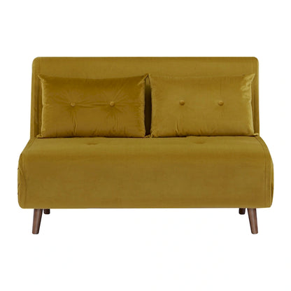 Poltrona letto trasformabile da 40" 3 in 1 con trapuntatura a bottoni e imbottitura in schiuma - Colori assortiti